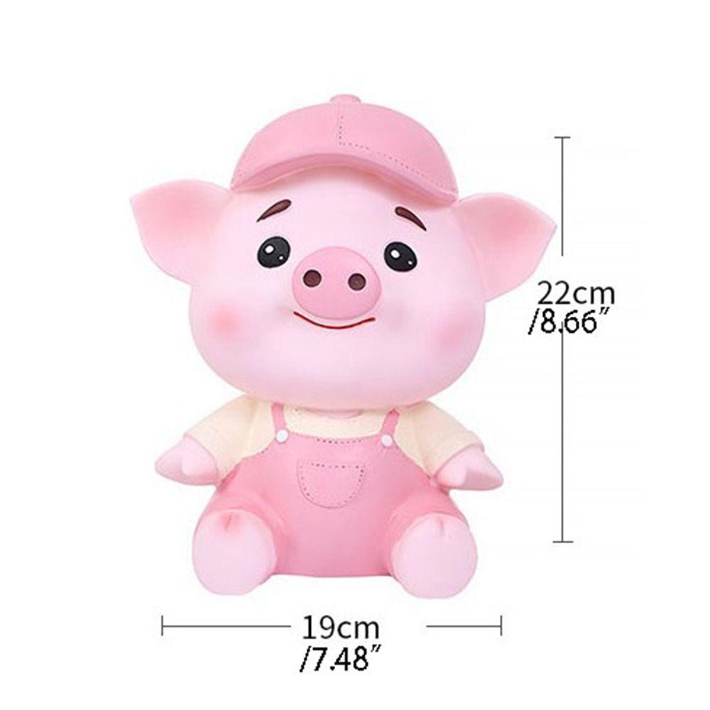 Cartoon Animal Piggy Bank Large Capacity Cartoon Piggy Bank Multi-purpose Pig Savings Can  Indoor