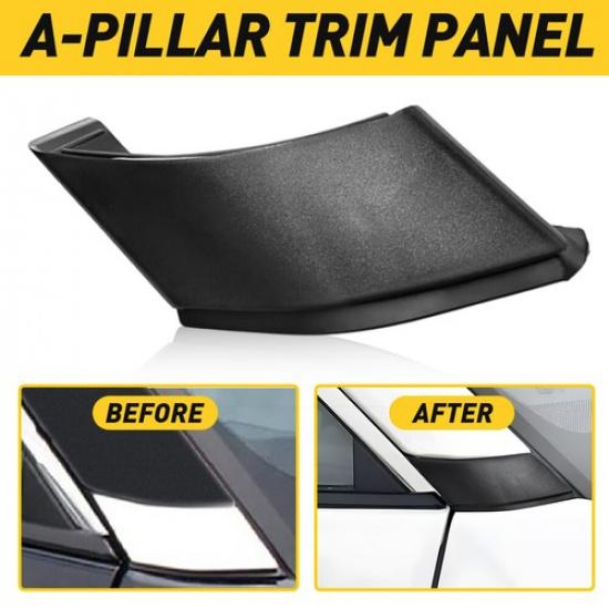 Fits RAV4 Toyota - Right A-Pillar Trim Panel Cover Black Cap 60117-0R070