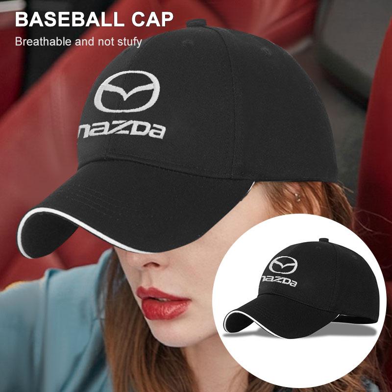 Для Mazda 3 Alexa CX30 CX-4 CX5 CX-5 CX8 CX-8 CX-30 CX9 CX-9 Axela Demio Atenza MS GJI Мода Мужчины Женщины Украшение Авто Бейсболка Логотип Авто Солнечная Шляпа