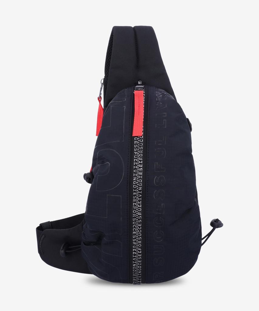 Diesel Zip-D Crossbody Bag - Black / X10054P6872T8013