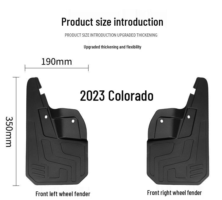 Chevrolet Colorado Leather Mudguard