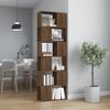 VidaXL Bookcase-Room Divider Brown Oak 60x24x186 Cm 816034