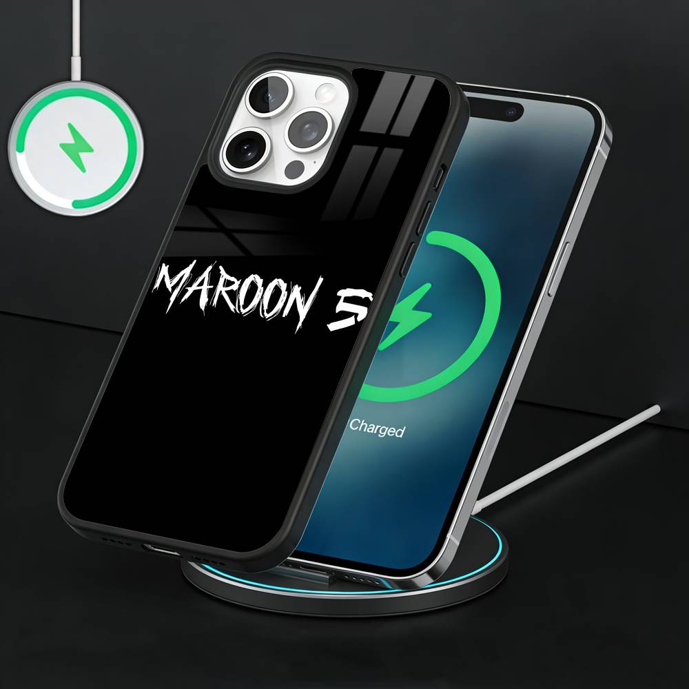 M-Maroon 5 Band A-Adam Levine Phone Case For iPhone17,16,15,14,13 Plus,Pro Max Magnetic For Magsafe Wireless Charging