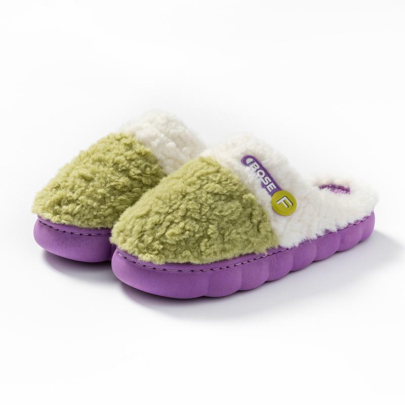 Autumn/Winter Indoor Outdoor Furry Cotton Slippers for Men & Women