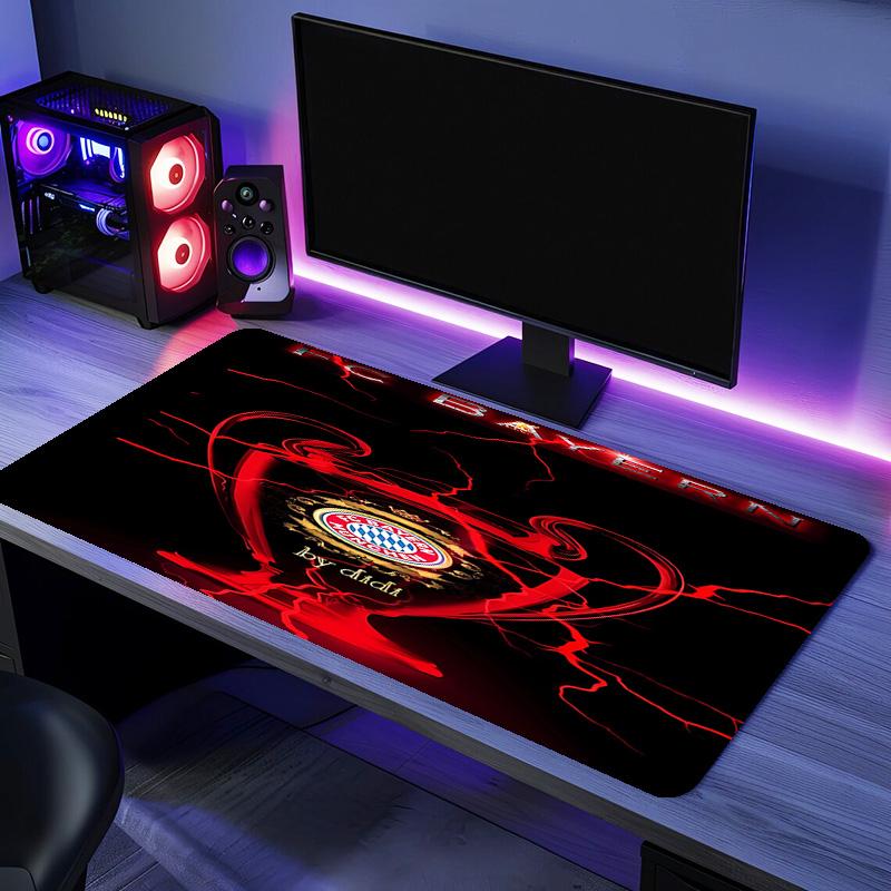 FC Bayern München logo Mouse Pad - Non-Slip Rubber Base, Smooth Surface for Work,Gaming,Office,And Home Use, Desk Mouse Pad