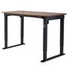 4-Leg Standing Desk Frame, Electric Dual Motor Height Adjustable 70-117 cm, 4 Memory Height Settings Length Stand Up Table Legs, Sit to Stand Desk