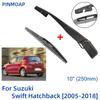 Комплект щеток и рычагов заднего стеклоочистителя 10 "250 мм для Suzuki Swift Hatchback 2005-2018, лобовое стекло, лобовое стекло, задняя дверь, окно, щетка для дождя