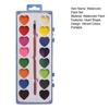 Valentine's Day Watercolor Paint Colors Heart-Shaped Paintbrush Washable Watercolor Paints with Set 16 Paints for Parties