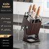 Knife Rack Kitchen Household Countertop Knife Holder Integrated Knife Block Storage Rack Detachable Draining No Installation Nee