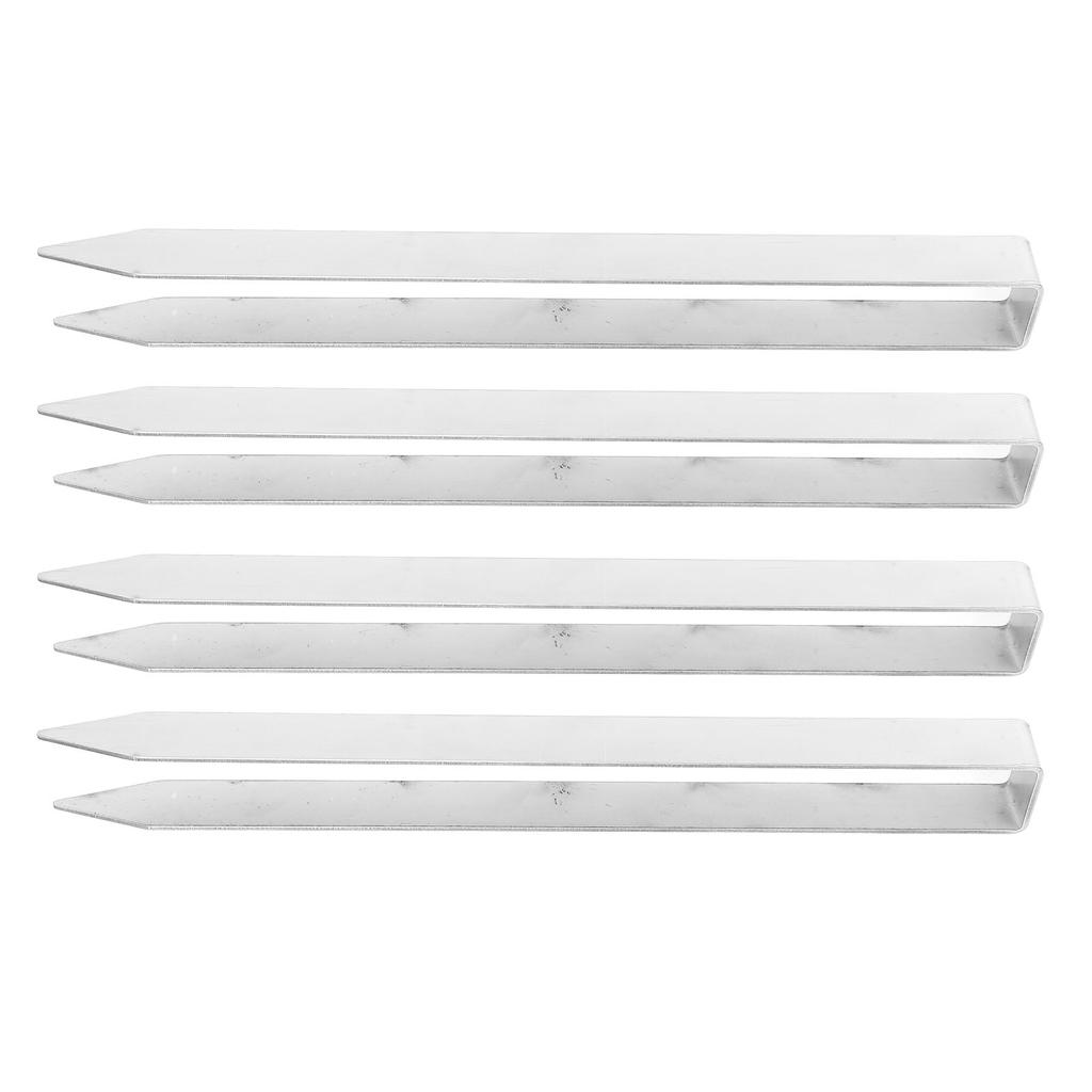 4 шт. U-образных колышков, прочные колышки для заземления из нержавеющей стали, U-образные анкеры для заземления арок-розеток для We