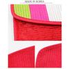 Colorful Silk Korean Quilted Long Wallet