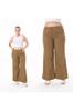Women's Style Plus Size Pants Wide Leg Gabardine Trousers