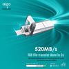 Высокоскоростной металлический USB 3.1 SSD-флеш-накопитель Aigo