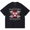 Хлопковая футболка плотностью 230 г/м² 100% Хлопок Heavy Metal Футболка с принтом рок-группы Популярная музыка Унисекс Тяжелая хлопковая футболка