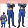 Authentic Fallout 4 Survivor Cosplay Fo Nate Vault 111 Jumpsuit Bodysuit For Halloween