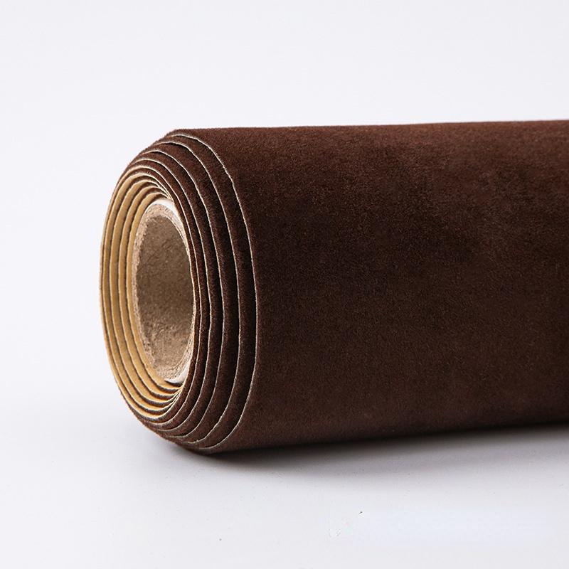 Разноцветная самоклеящаяся флокированная ткань, липкий флок, бархатная замшевая ткань Terciopelo Adhesivo Veludo для DIY декора 1,2 мм