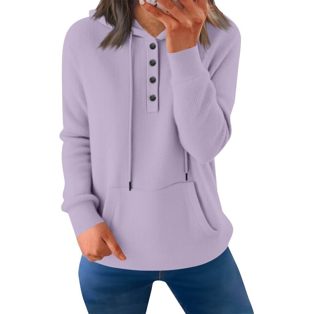 Women's Fashion Lightweight Long Sleeve Pullover Sweatshhirt