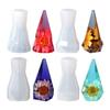 Rings Cone Resin Mold,Rings Holder Silicone Molds for Epoxy Resin,Rings Cone Pyramid Silicone Resin Mold DIY Rings Stand