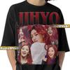 ФУТБОЛКА JIHYO TWICE, Концертная футболка Jihyo Twice, Ретро Бутлег Тур-Мерч Park Ji-hyo, Подарок для фанатов K-Pop гёрл-группы Twice Once, Рэп-футболка