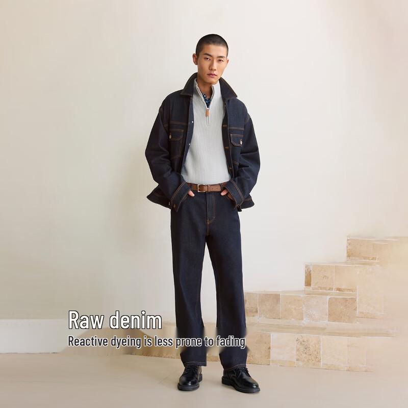 Мужские джинсы Jack&Jones из денима свободного кроя с несколькими карманами