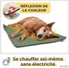 Panier Chien - PiuPet - Auto-Chauffant - 90x60cm - Écologique - Antidérapant