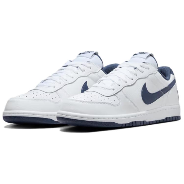 Большие кроссовки Nike Low White Midnight Navy Unisex 355152-140