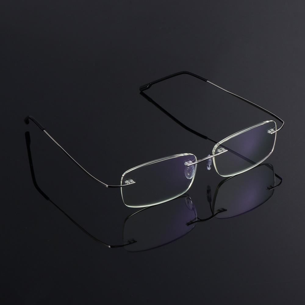 Очки Очки без оправы Очки для пресбиопов Очки для чтения Память Титан Ультралегкие