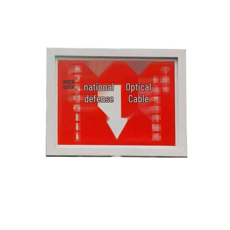 Stainless Steel Enamel Warning Sign