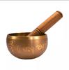 Golden Color Singing Bowl and Wooden Striker Stick