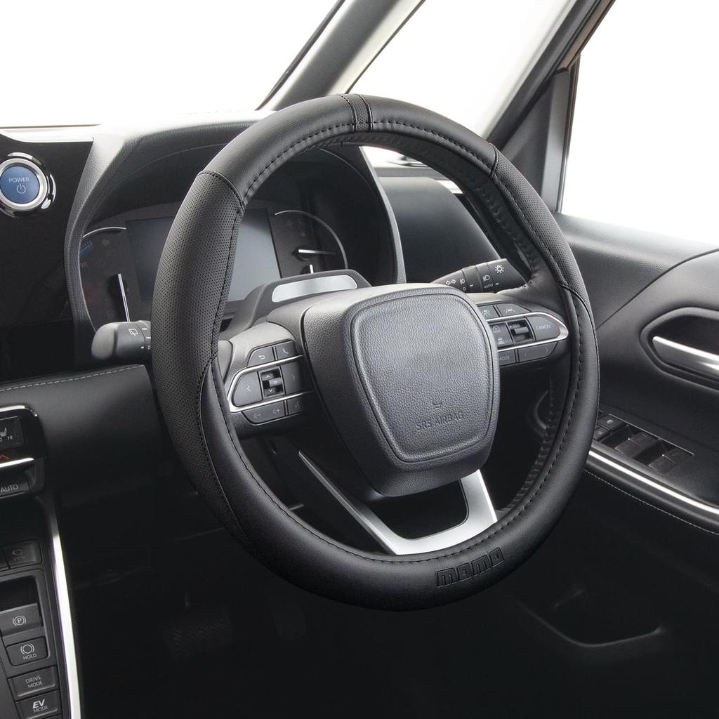 MOMO ELEGANT MOMO BLACK EDITION Steering Wheel Cover, Italy, Milan, Size Small