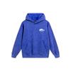 Li-Ning Wade Series Letter Print Hooded Fleece Loose Pullover Sweatshirt Men Sweatshirt Dream-Blue AWDU015-3