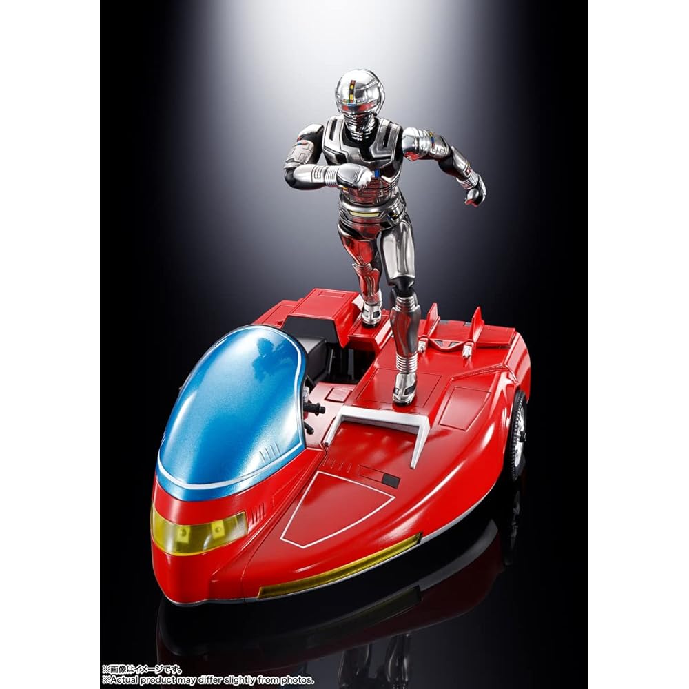 TAMASHII NATIONS Chogokin Космический Шериф Гаван и Кибериан 100 мм и 140 мм Литой металл и АБС Пластик Окрашенная Фигурка