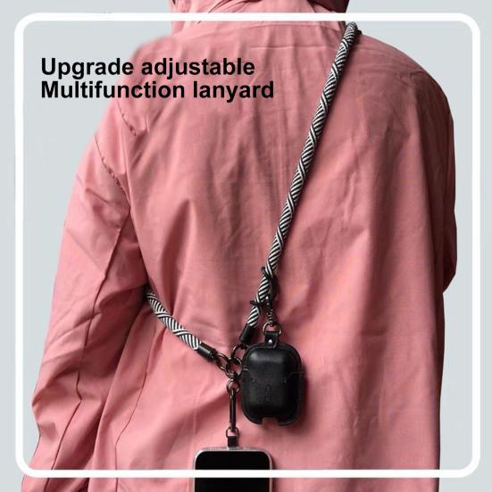 Чехол для телефона с ремешком через плечо, диагональной пряжкой, регулируемым ремешком для рук, прочным креплением камеры, плоским ремешком для путешествий на шею