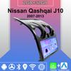 Android Carplay автомобильное радио для Nissan Qashqai J10 2007-2013 мультимедийный проигрыватель головное устройство стерео GPS навигация BT WIFI 2+32 ГБ