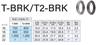 Fuji T2-BRK20 Детали титановые для TCH Размер 20 TCH (2423)