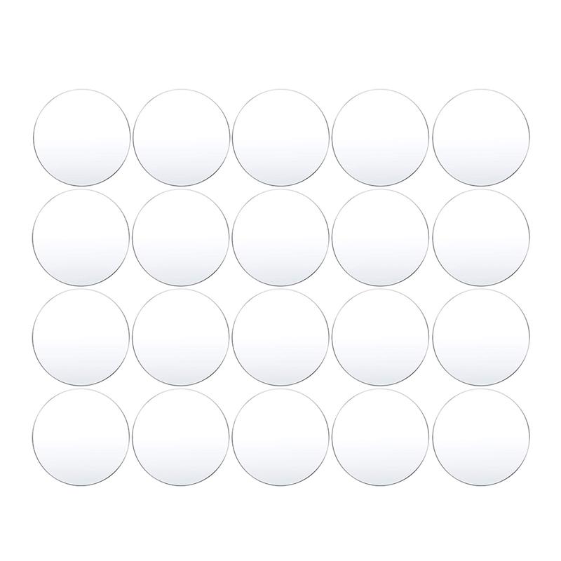 10/20 шт. Круглый прозрачный акриловый лист, прозрачная оргстеклянная пластина/стеклянная декоративная фигурка для торта, пустые акриловые диски, инструменты для украшения торта