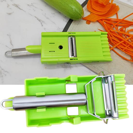2 шт., овощечистка из нержавеющей стали, легкая чистка, универсальная нарезка, измельчитель, терки, экономящий время кухонный гаджет для фруктов, овощей, моркови, картофеля