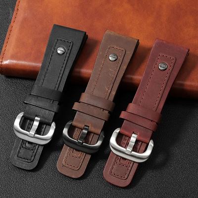 Классический ремешок для часов мужской из натуральной кожи для серии Sevenfriday p2b02 Q2 / 02 / P3 / T2 винтажный коричневый черный ремешок для часов 28 мм