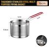Stainless Steel Fried Mesh Kitchen Fry Basket Cooking Basket Fry Pan Oil Pan Strainer Noodle Spoon Colander French Fries Tools