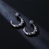 European and American Minimalist Eagle Claw Earrings, Men's Stainless Steel Hip-hop Earrings Accessories
