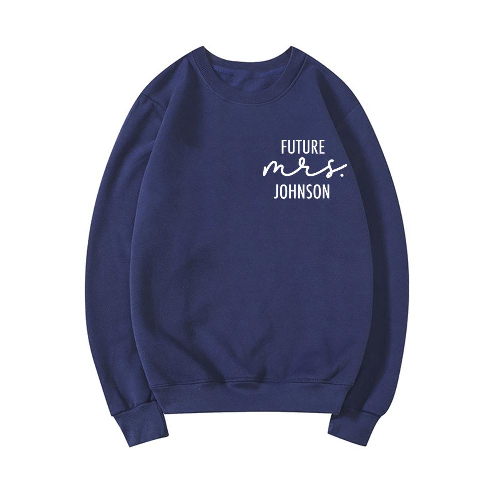 Подарок на помолвку, толстовка Future Mrs, новая толстовка Mrs, подарок для невесты, свадебные толстовки на заказ, топ, женские толстовки, пуловеры