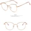 New Women Glasses Cat Eye Anti Blue Light Radiation Protection Eyeglasses Female Small Frame Eyewear Metal Girls Reading Glasses