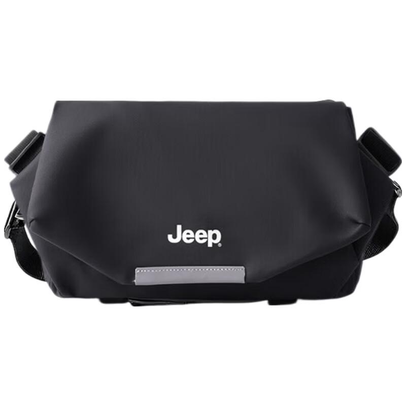 JEEP Men's Large Capacity Magnetic Buckle Crossbody Bag