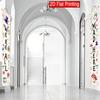 Happy Birthday Door Banner Mad Here Wonderland Hatter Tea 1 Pair Indoor Outdoor Decor
