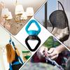 Swing Swivel Aluminum Alloy 30KN Swing Universal Rotating Ring Aerial Yoga Hammock Rotating Connector Outdoor Rock Climbing Bearing Swivel Hook