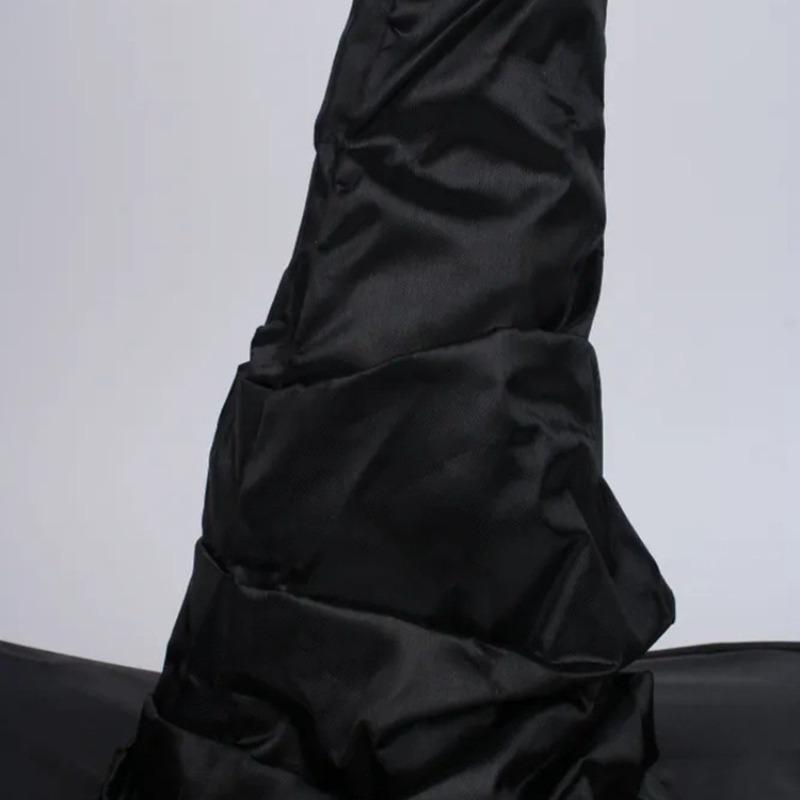 Черная шляпа ведьмы летучая мышь Складные шляпы волшебника для женщин мужчин Маскарадная вечеринка Карнавальный костюм Косплей реквизит Украшения на Хэллоуин