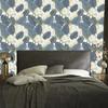 Tropical Leaves with Flowers Wallpaper for Living Room and Bedroom 50x1000