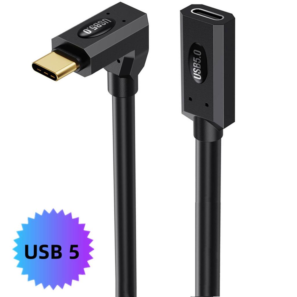 Быстрый кабель USB5 Type C, скорость передачи данных 80 Гбит/с, двойной видеовыход 8K, тройной видеовыход 16K@144 Гц, зарядка 240 Вт для устройств USB-C