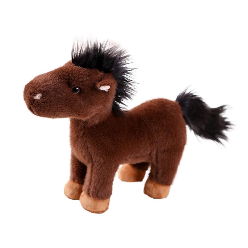 Simulation Cute Short-Legged Pony Plush Toy - Comfort Gift for Girls