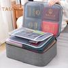 Органайзер для документов, сумка-книжка с ручкой, застежкой-молнией, большой емкости, водонепроницаемый конверт, держатель для файлов, органайзер